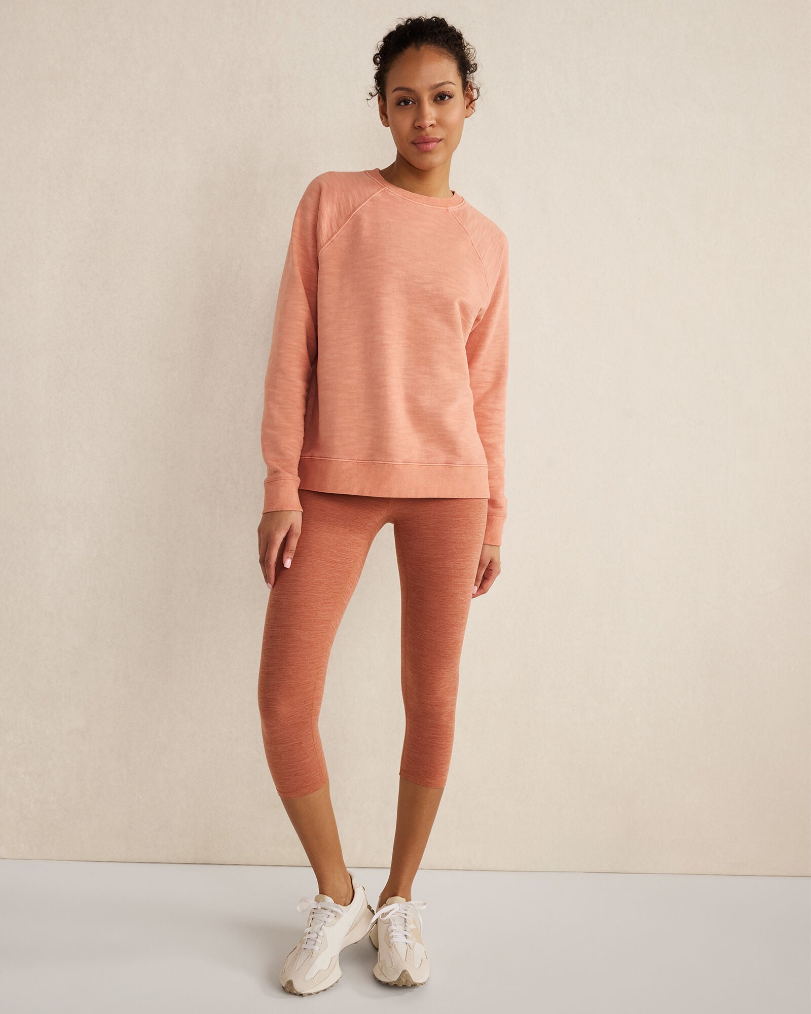 PALOMA HEATHER BALANCE HEATHER CAPRI LEGGINGS | Talbots outlet