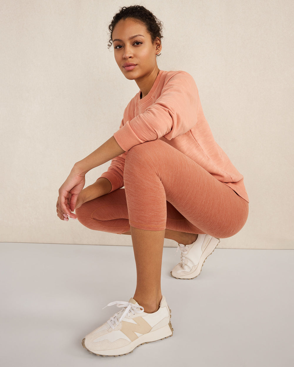PALOMA HEATHER BALANCE HEATHER CAPRI LEGGINGS | Talbots discount
