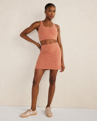 PALOMA HEATHER BALANCE HEATHER ACTIVE SKORT | Talbots US