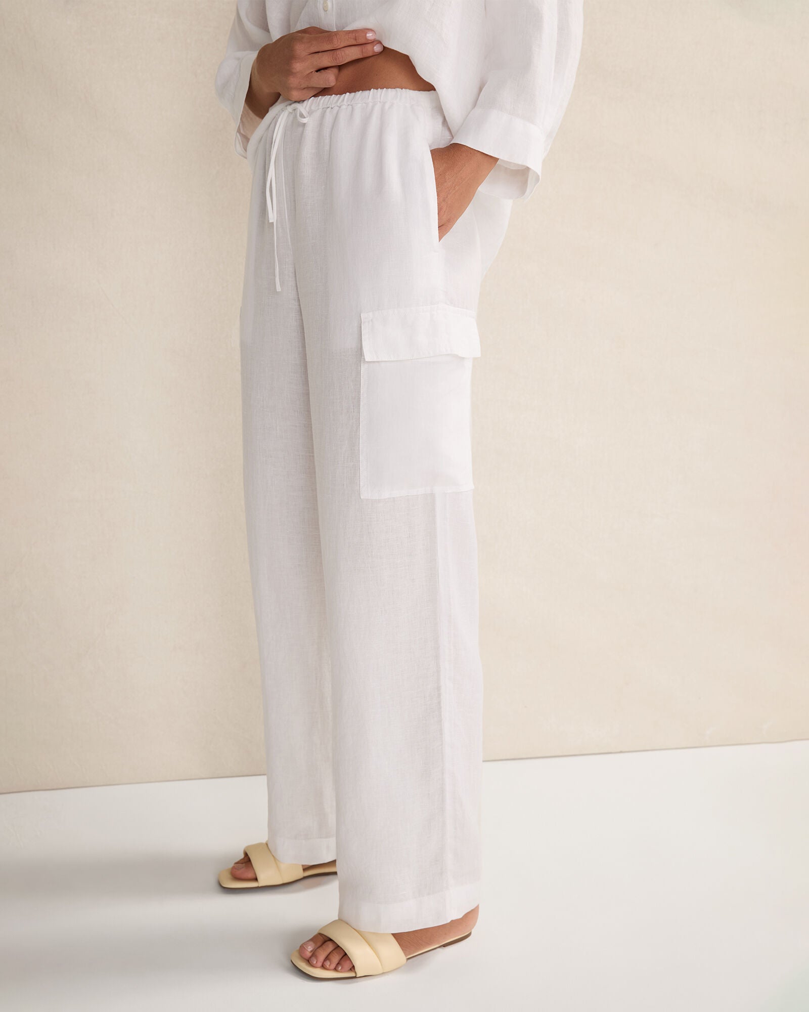 WHEAT CROSS DYE|OATMEAL CROSS DYE|TWILIGHT|WHITE LINEN CARGO PANTS | Talbots near me