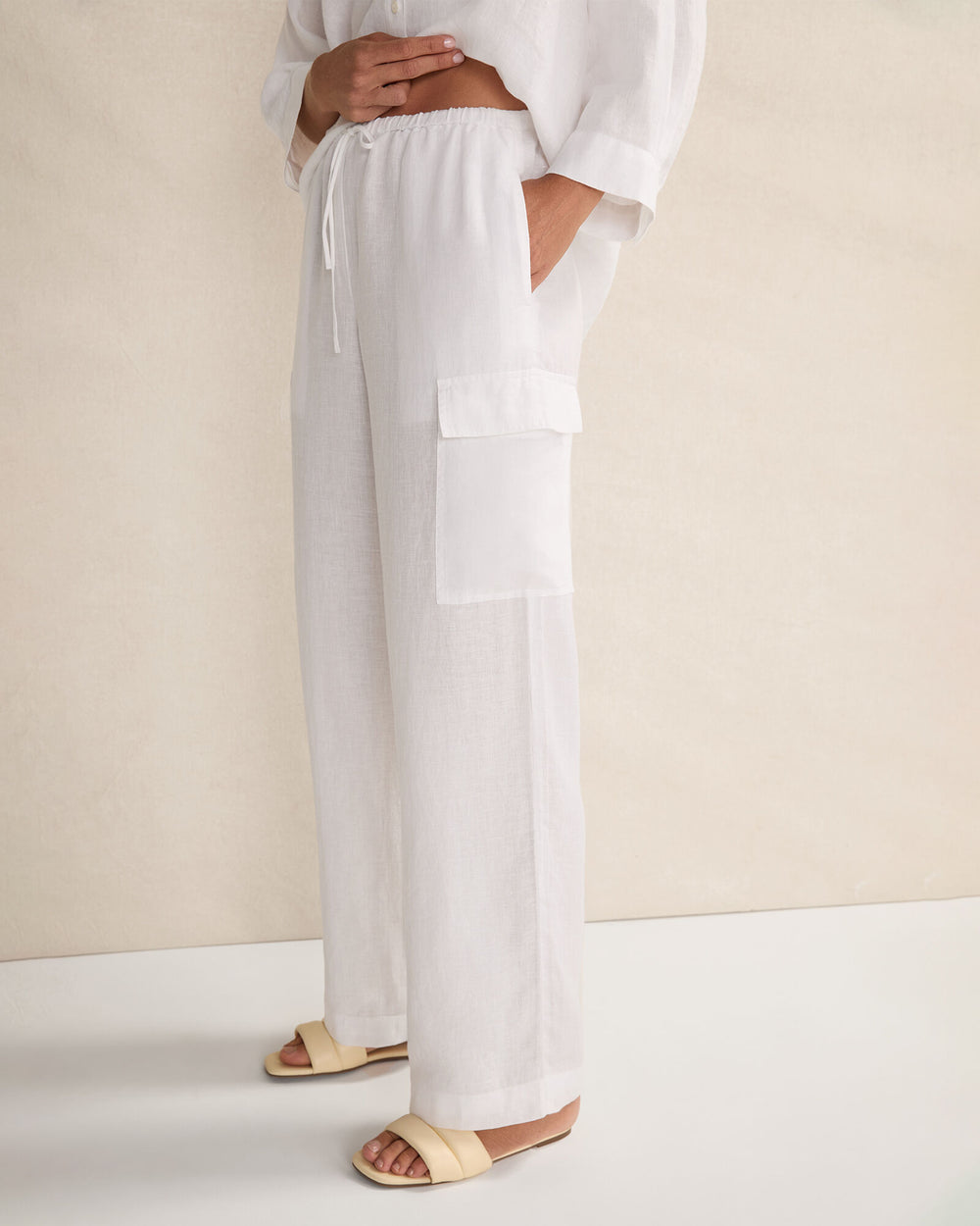 WHEAT CROSS DYE|OATMEAL CROSS DYE|TWILIGHT|WHITE LINEN CARGO PANTS | Talbots near me