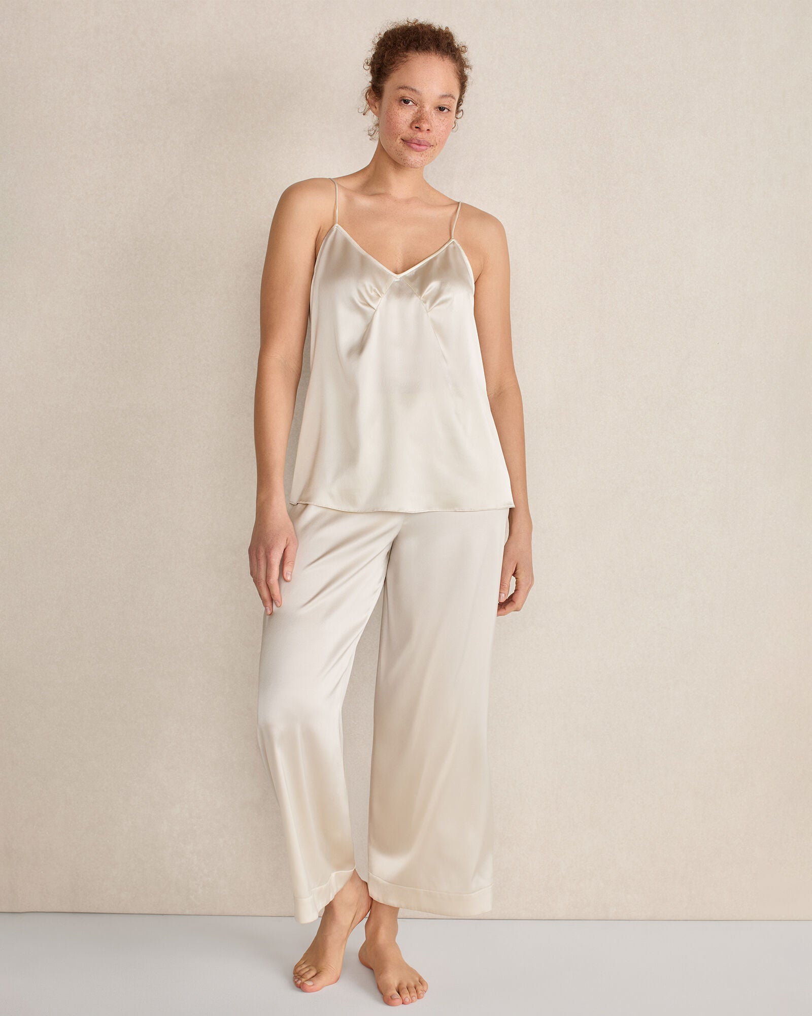 BLACK|BLACKCURRANT|BURGUNDY BERRY|FULL MOON|TRUE NAVY WASHABLE SILK PLEATED CAMI | Talbots sale
