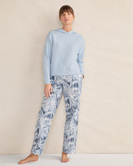 WIND MULTI ORGANIC COTTON POPLIN TIE DYE SLEEP PANTS | Talbots online