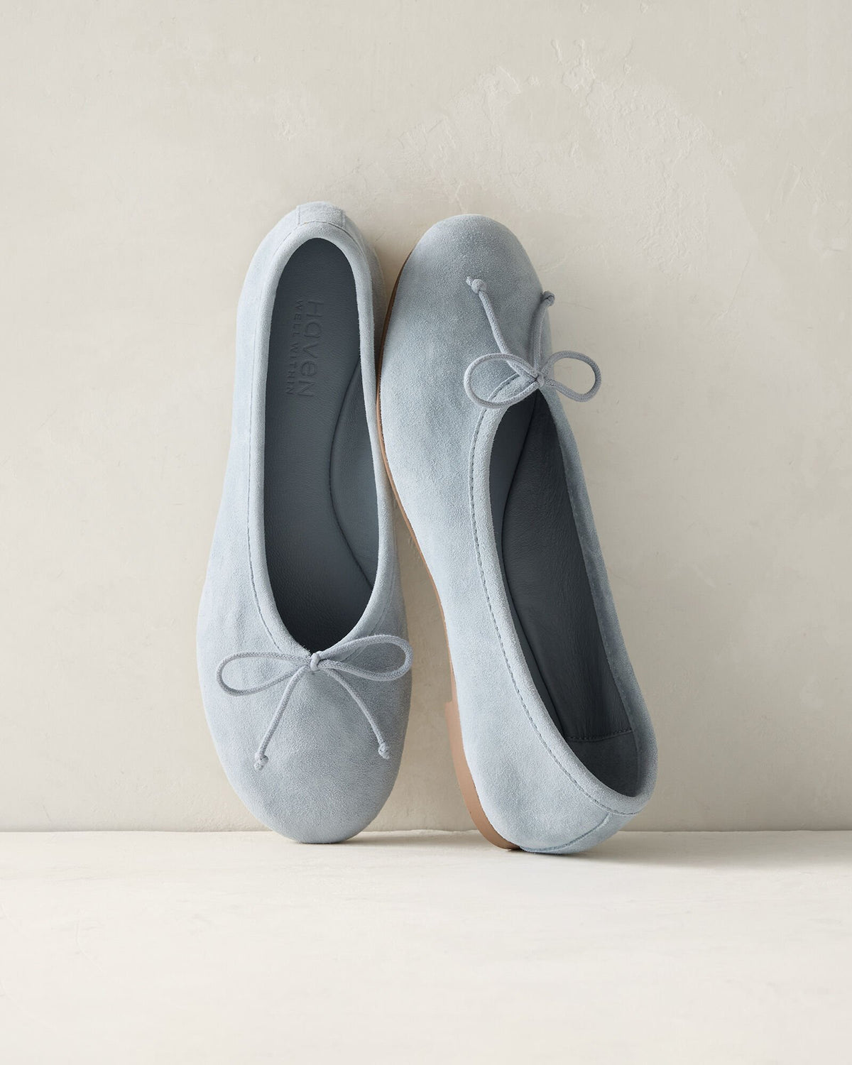 GLACIER LAKE|VETIVER SUEDE BALLET FLATS | Talbots outlet