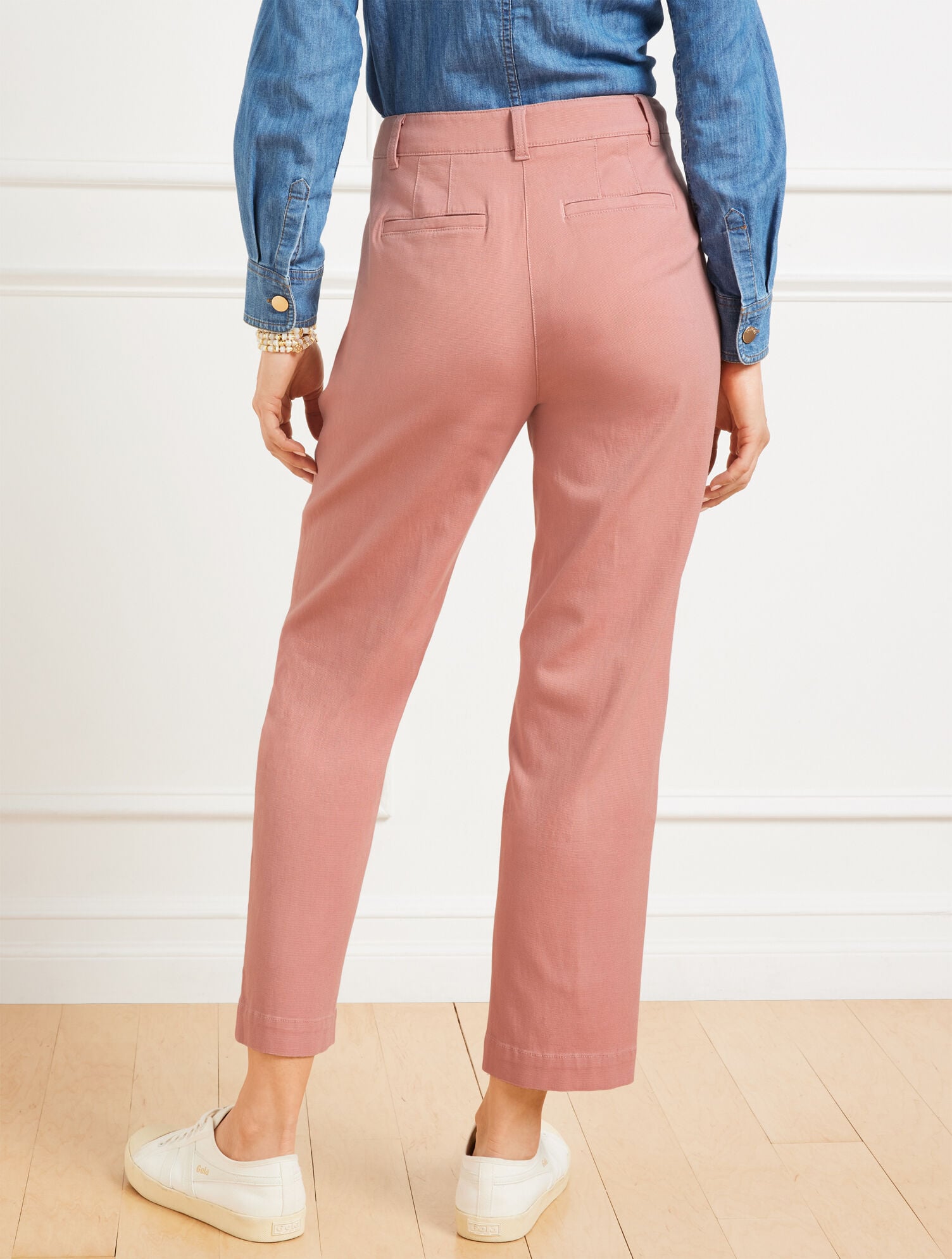 FALL ROSE|LUSH GREEN|SIERRA BROWN TAPERED ANKLE PANTS | Talbots US