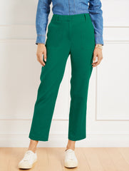 FALL ROSE|LUSH GREEN|SIERRA BROWN TAPERED ANKLE PANTS | Talbots US