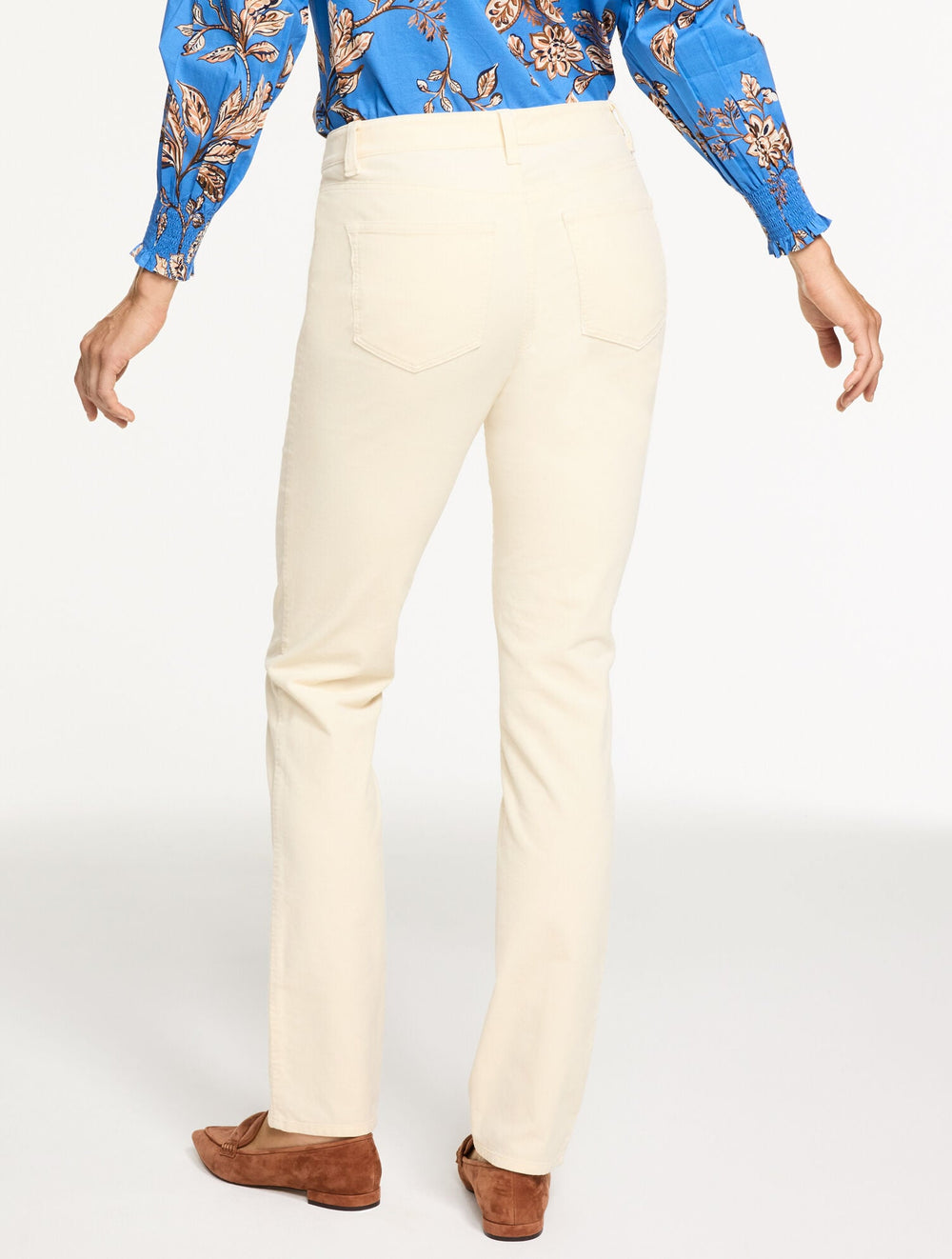 BLACK|BLUE SLATE|CARAMEL|DARK AUBERGINE|INDIGO BLUE|IVORY|RICH BURGUNDY|SEAWEED|WREN GREY STRAIGHT LEG STRETCH CORDUROY PANTS - CURVY FIT | Talbots sale