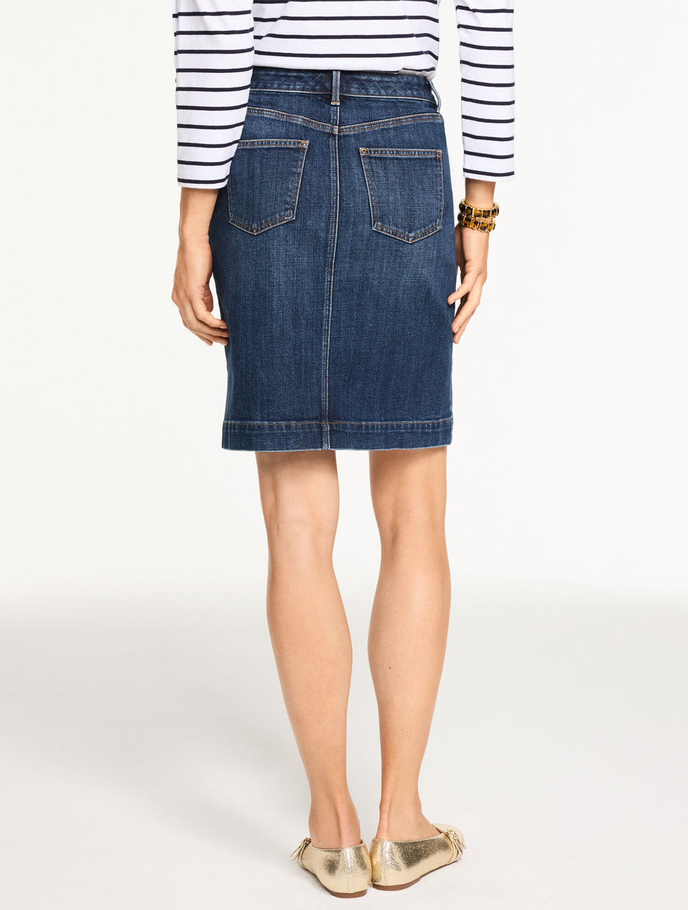 ADELAIDE DENIM A-LINE SKIRT - ADELAIDE WASH | Talbots online