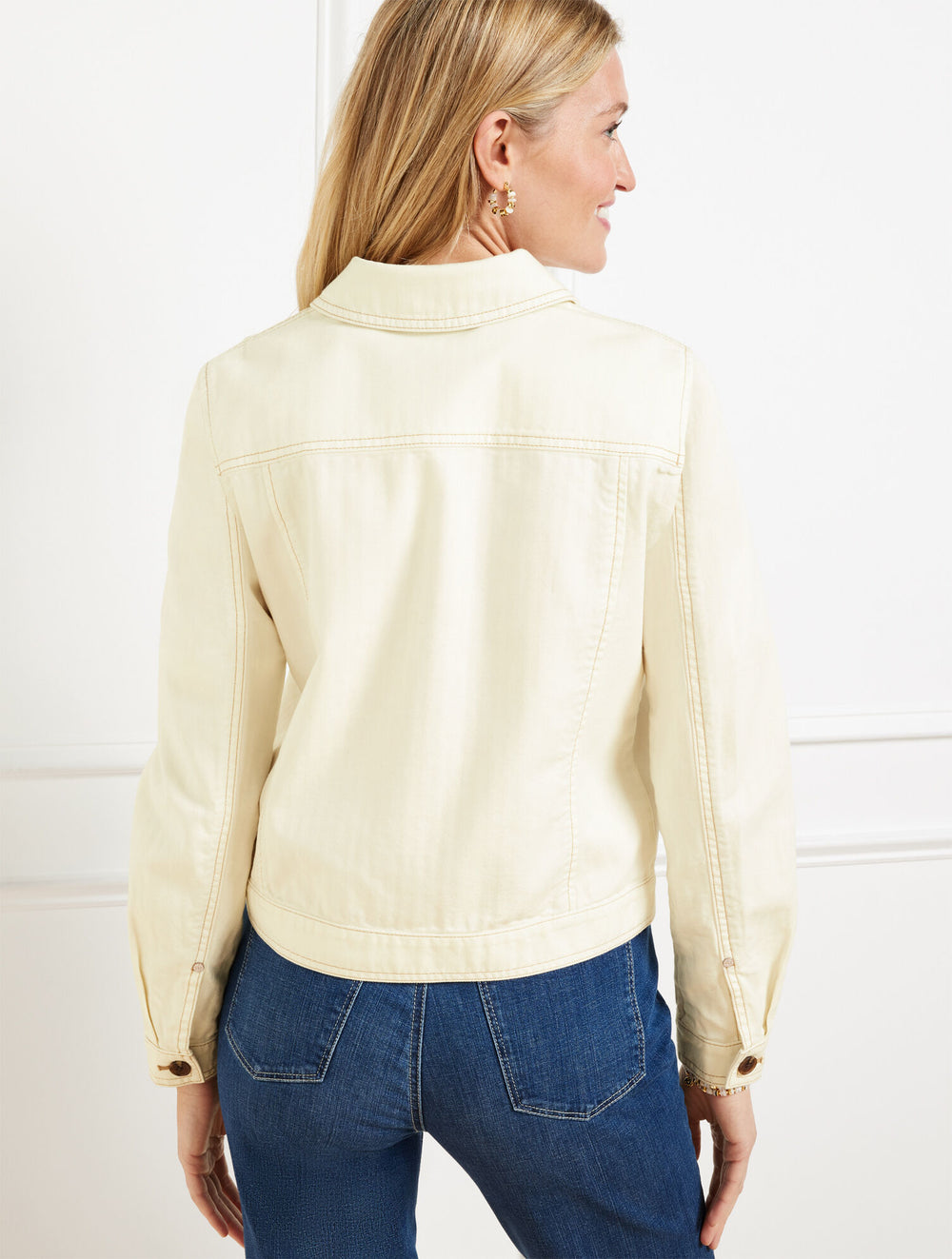 IVORY STUDIO CHORE JACKET | Talbots for sale
