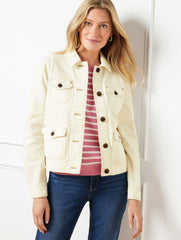 IVORY STUDIO CHORE JACKET | Talbots for sale
