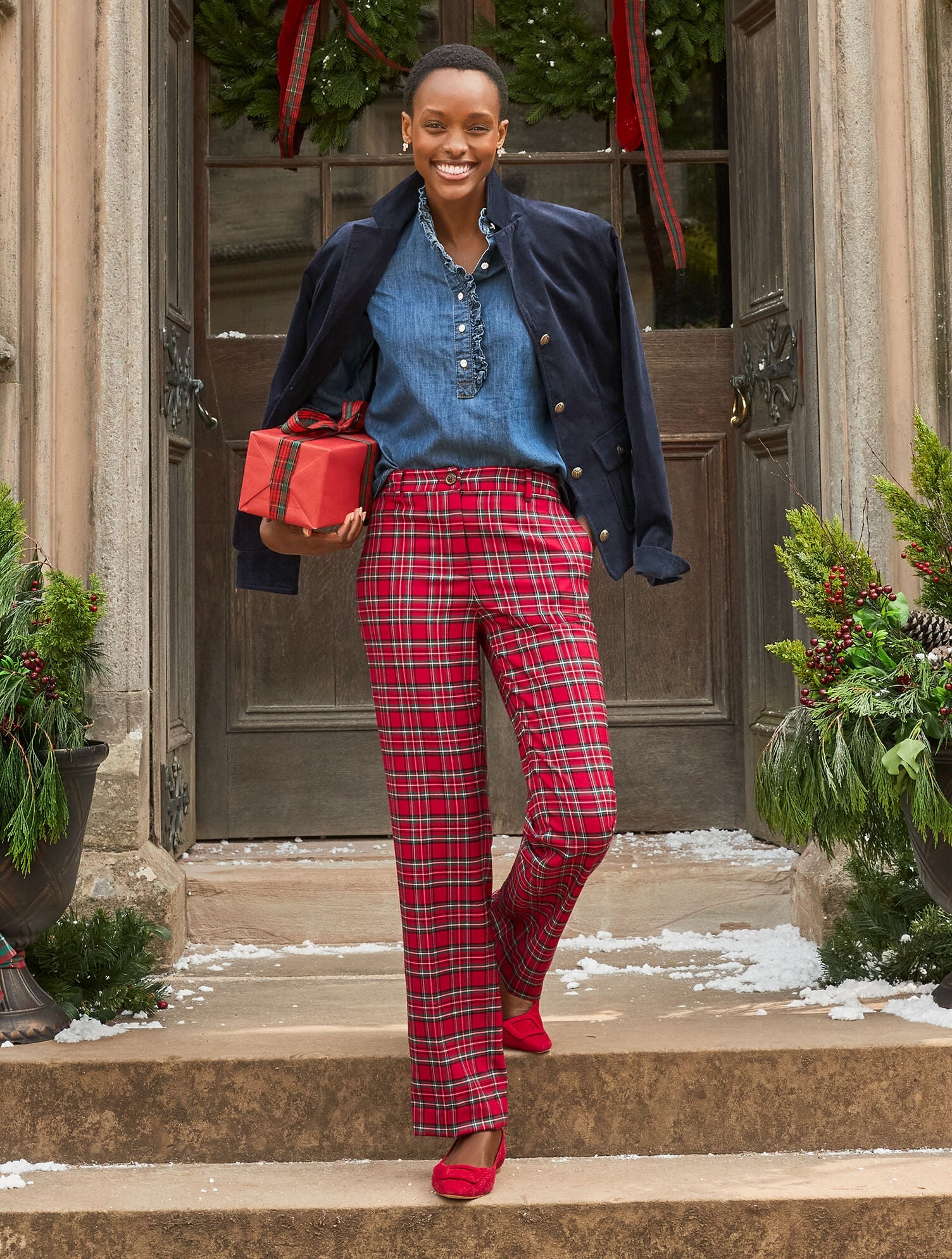 INDIGO|PINE GROVE VELVETEEN JACKET | Talbots for sale