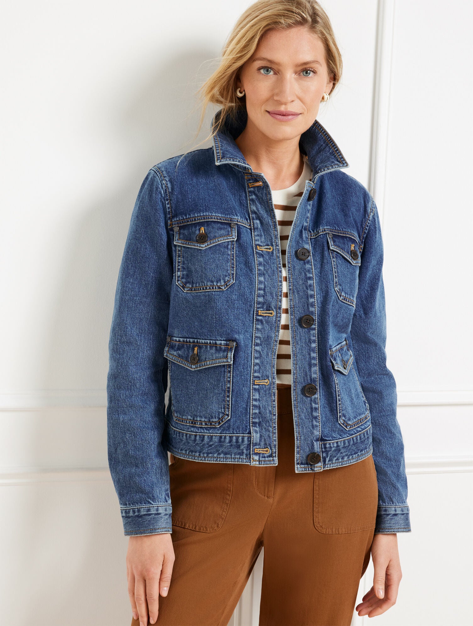 BROOKLYN WASH STUDIO CHORE JACKET - BROOKLYN WASH | Talbots discount