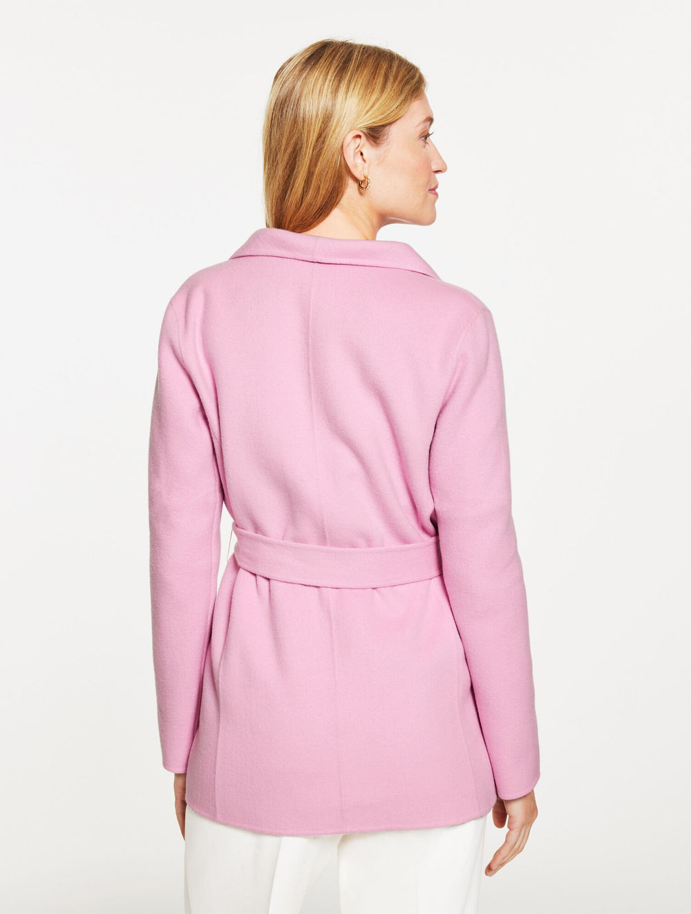 TIE WAIST WOOL BLEND JACKET | Talbots online