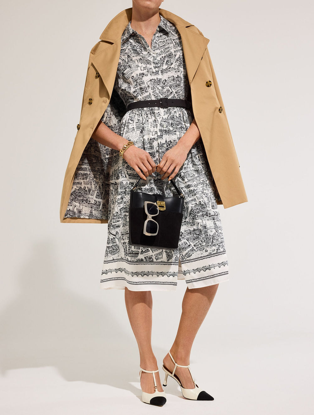 TOASTED COCONUT DRAPEY TRENCH COAT | Talbots online