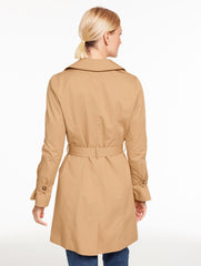 TOASTED COCONUT DRAPEY TRENCH COAT | Talbots online