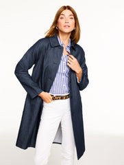 DENIM MAC COAT | Talbots outlet