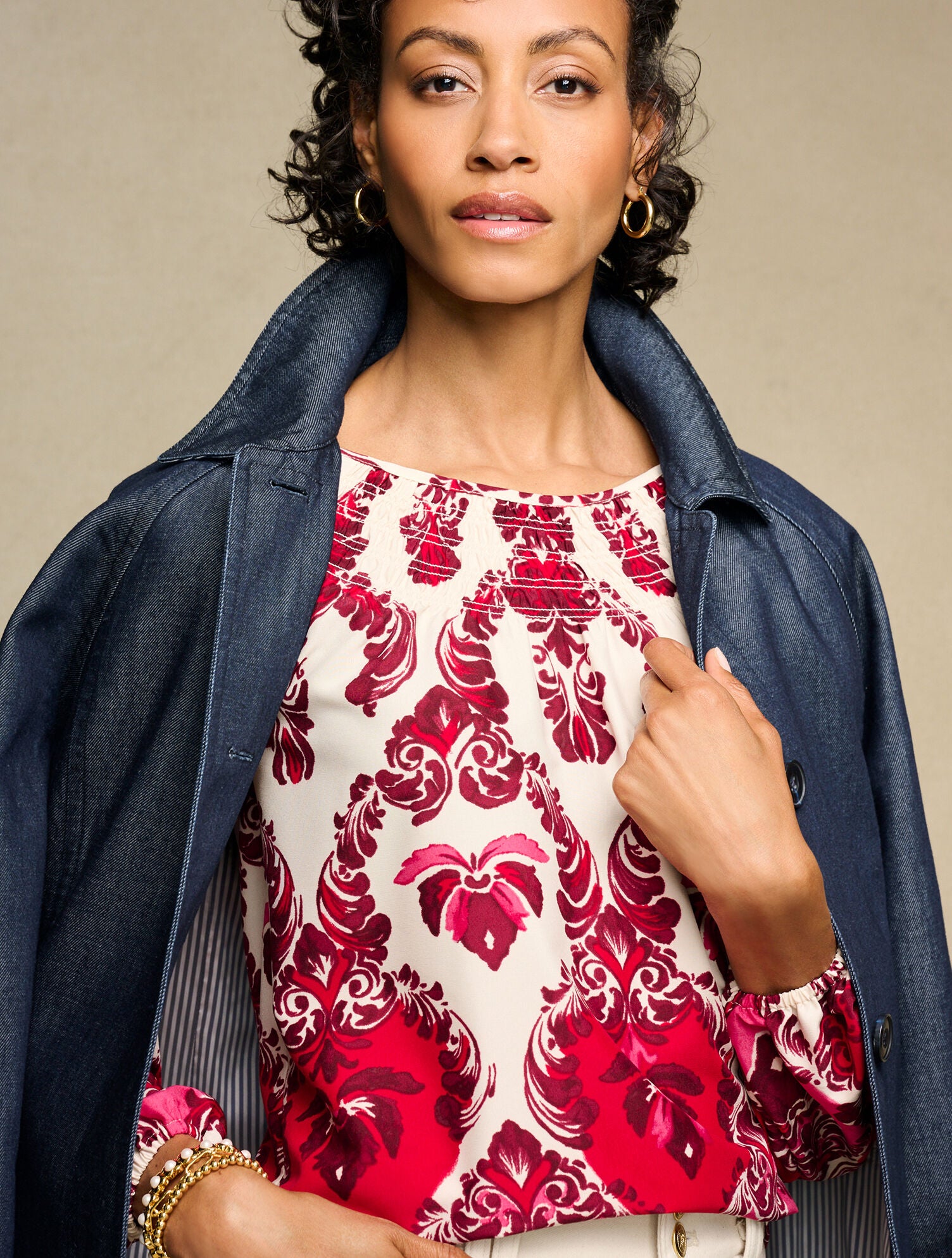 DENIM MAC COAT | Talbots outlet