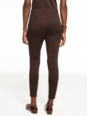 BLACK|COFFEE BEAN PASSPORT PONTE LEGGINGS | Talbots for sale