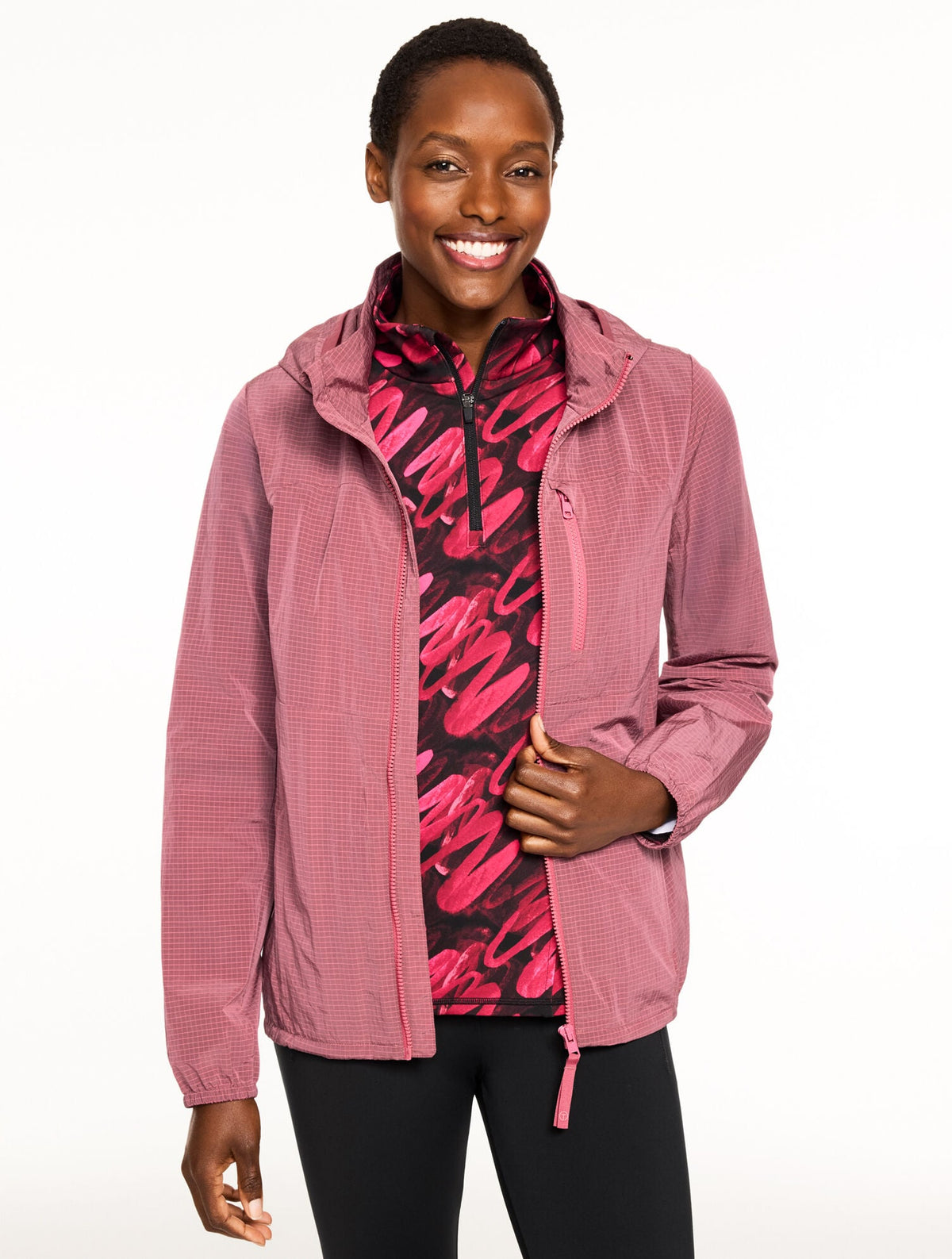 MAUVELOUS RIPSTOP HOODED JACKET | Talbots for sale