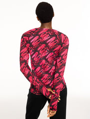 PERFORMANCE COMPRESSION CREWNECK TEE - BRUSHED LINES | Talbots near me