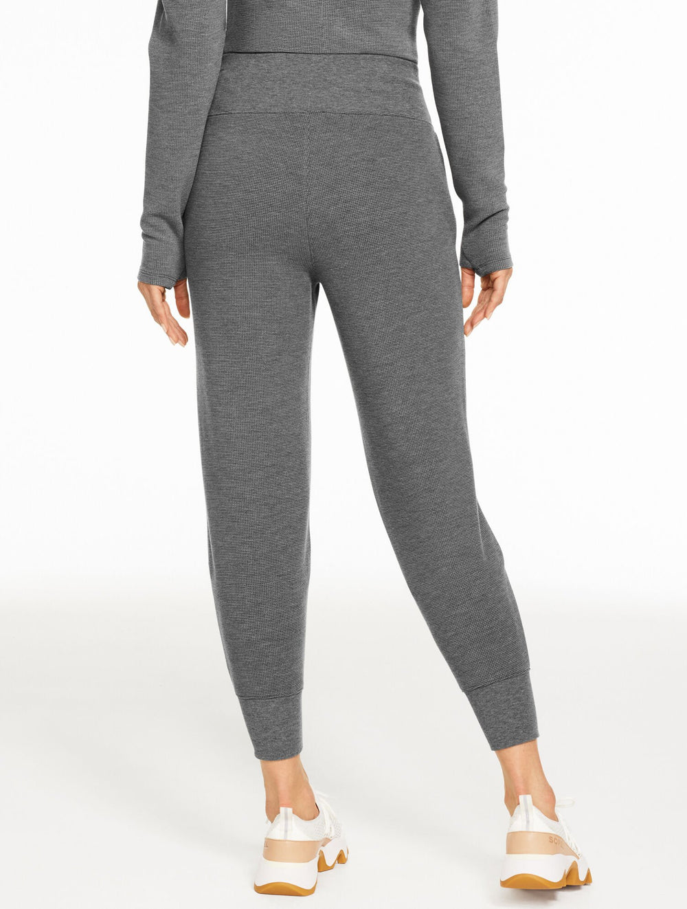 SHADOW HEATHER TECH WAFFLE JOGGERS | Talbots discount