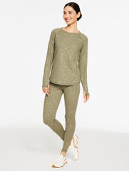 SAGEBRUSH MULTI OUT & ABOUT CREWNECK TEE - SPOT ON LEOPARD | Talbots near me