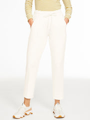 IVORY AIRKNIT STRETCH TAPERED LEG PANTS | Talbots US
