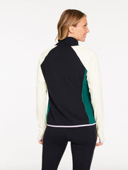 BLACK OUT & ABOUT HALF-ZIP PULLOVER - COLORBLOCK | Talbots for sale