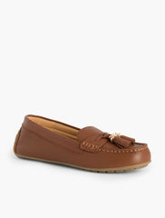 BLACK|COGNAC|INDIGO BLUE ARDEN DRIVING LOAFERS - PEBBLE LEATHER | Talbots on sale