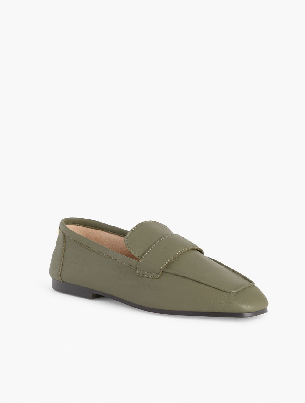 BLACK|BURNT OLIVE|HAVANA TAN AUDREY NAPPA LOAFERS | Talbots outlet