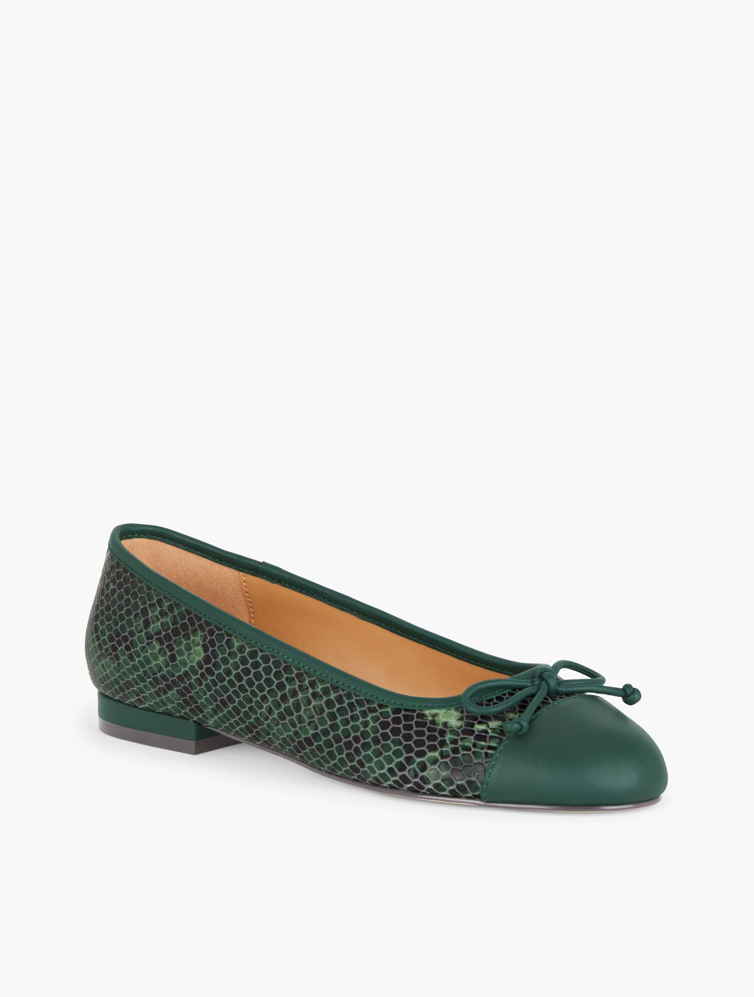 DARK PINE GROVE MADISON BALLET FLATS - CROC EMBOSSED | Talbots online