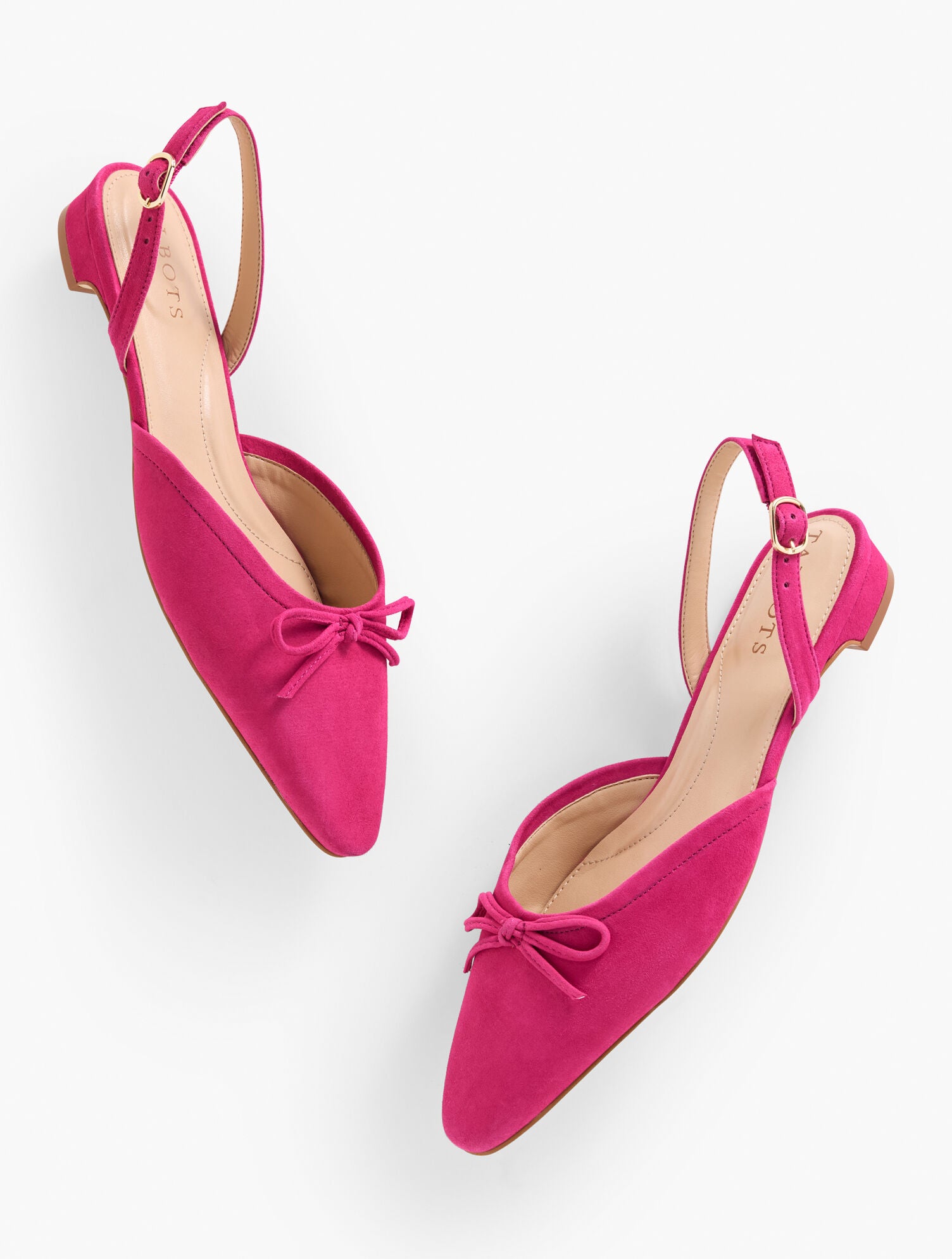 BRIGHT ROSE SHELBY SUEDE SLINGBACK FLATS | Talbots discount