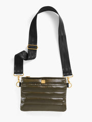 SHINY DARK OLIVE THINK ROYLN 2.0 BUM BAG - SHINY | Talbots discount