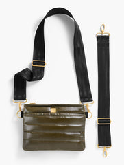 SHINY DARK OLIVE THINK ROYLN 2.0 BUM BAG - SHINY | Talbots online