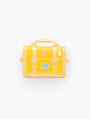 GOLDEN YELLOW MULTI/GOLD SUITCASE BROOCH | Talbots on sale