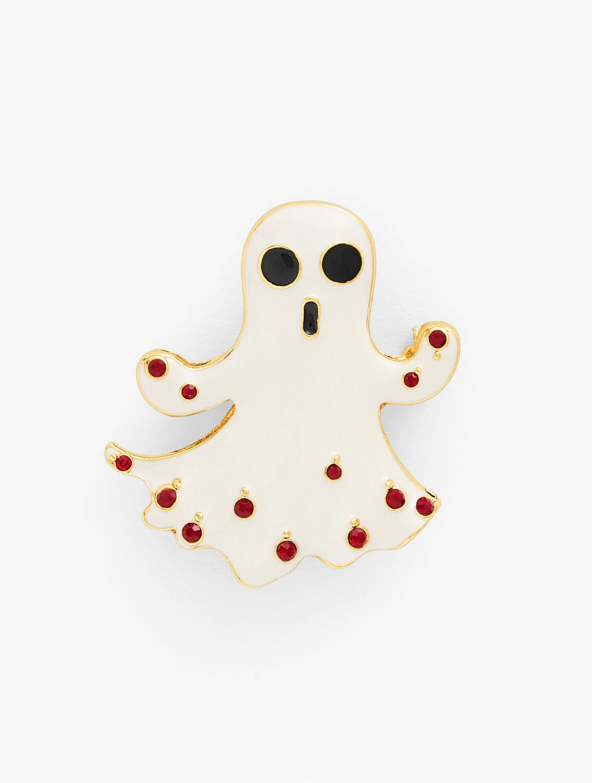 IVORY MULTI/GOLD GHOST BROOCH | Talbots on sale