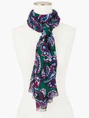 PINE GROVE MULTI PICCADILLY PAISLEY OBLONG SCARF | Talbots US