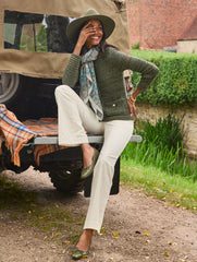 IVORY MULTI ECHO PAISLEY OVERSIZED SQUARE SCARF | Talbots for sale
