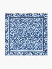 INDIA INK MULTI RAVISHING FLORAL SQUARE SCARF | Talbots for sale