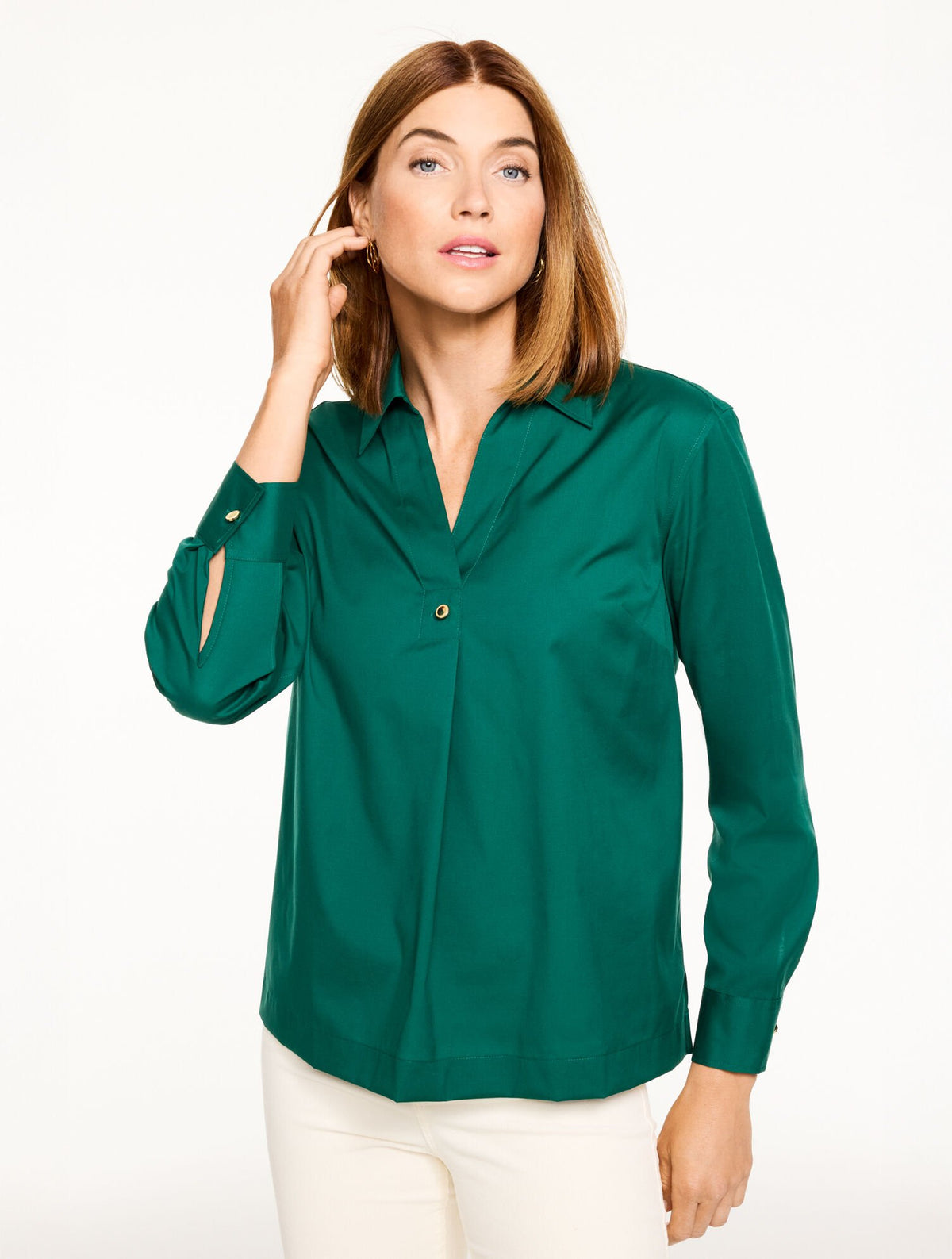 PINEGROVE NON-IRON POPOVER | Talbots sale