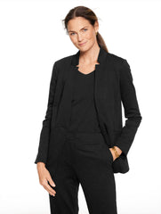 BLACK|PINE GROVE LUXE PONTE SINGLE BUTTON BLAZER | Talbots discount