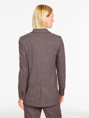 AUBERGINE CITY TWILL BLAZER - AUBERGINE | Talbots US