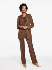 DARK GREEN|DEEPEST CHOCOLATE LUXE ITALIAN FLANNEL BLAZER | Talbots online