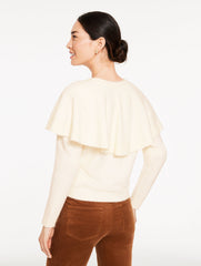 INDIGO|IVORY CAPE CARDIGAN | Talbots outlet