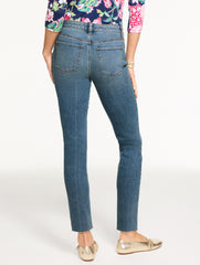 ROSLYN WASH SLIM ANKLE RAW HEM JEANS - ROSLYN WASH | Talbots sale