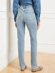 GLENDALE WASH STRAIGHT LEG JEANS - GLENDALE WASH | Talbots US