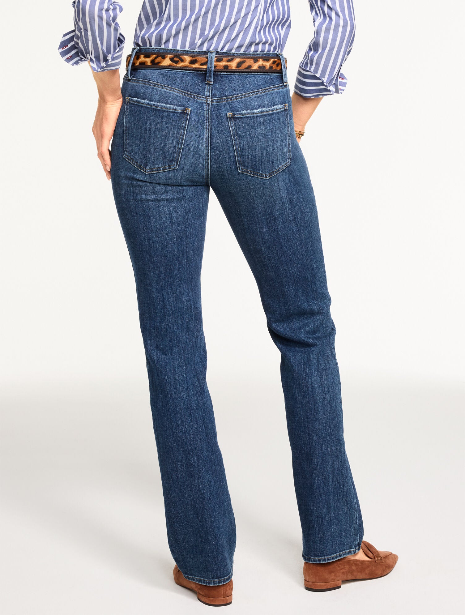 EMMA WASH BARELY BOOT JEANS - EMMA WASH | Talbots outlet