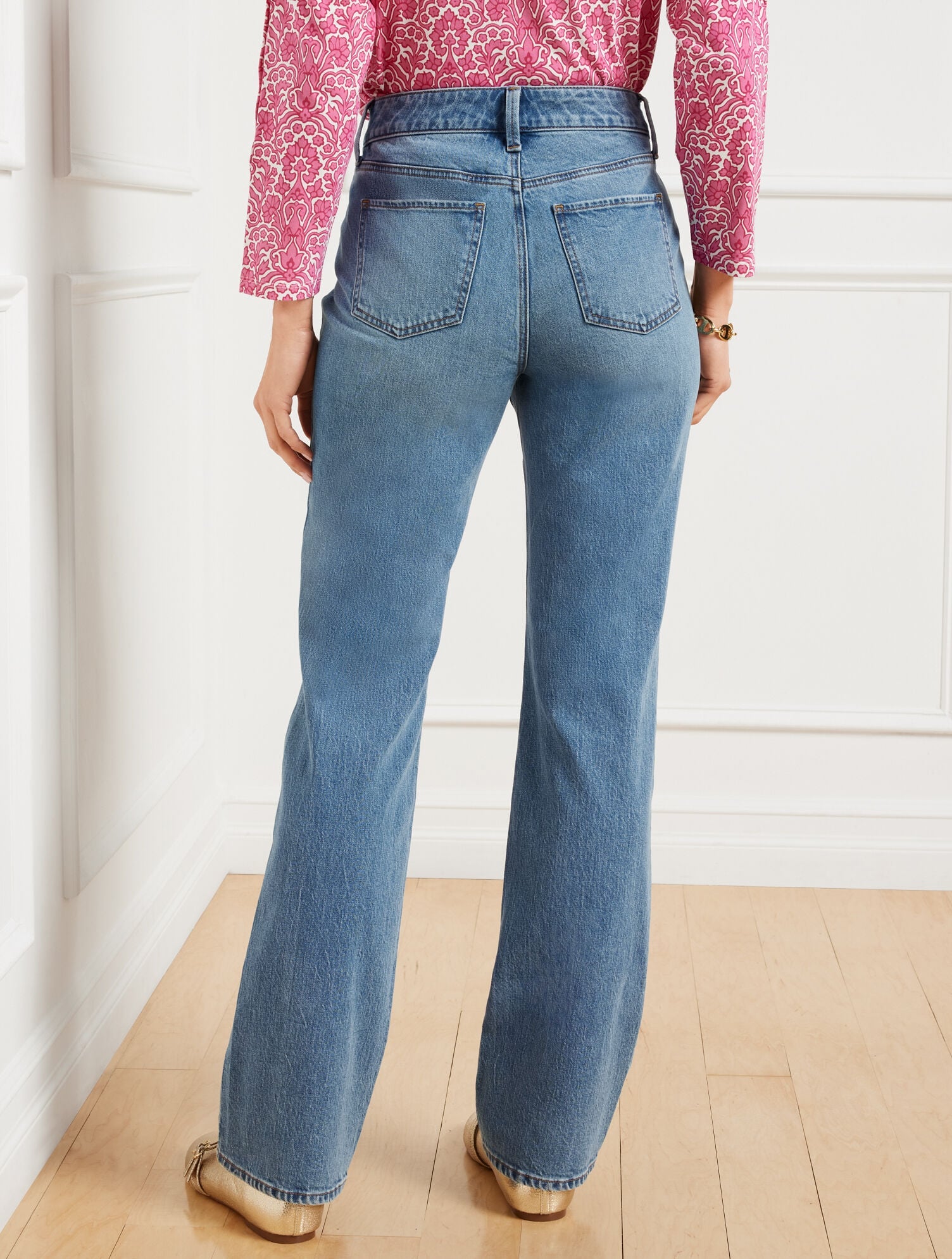SUTTON WASH BARELY BOOT JEANS - SUTTON WASH | Talbots discount
