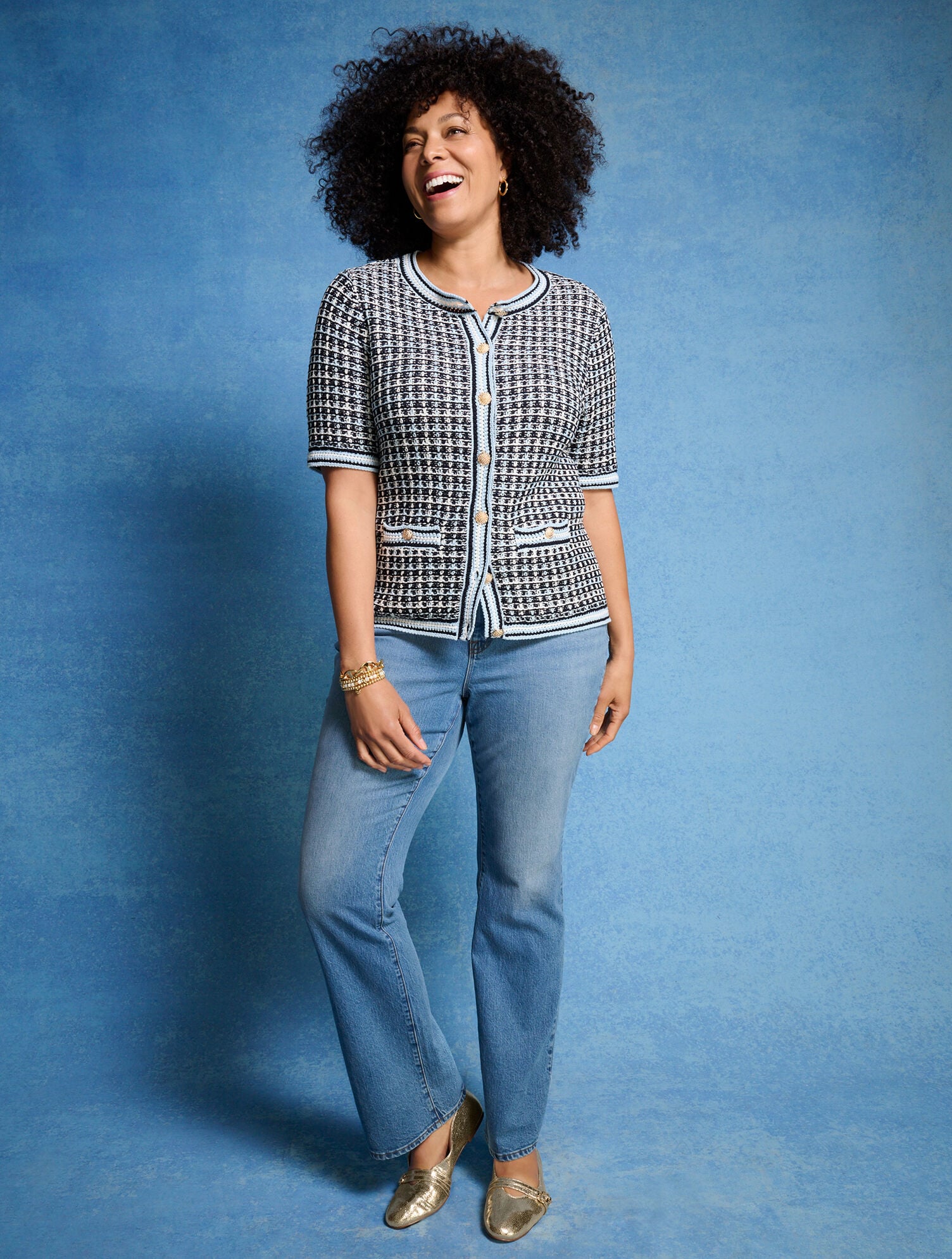 SUTTON WASH BARELY BOOT JEANS - SUTTON WASH | Talbots discount