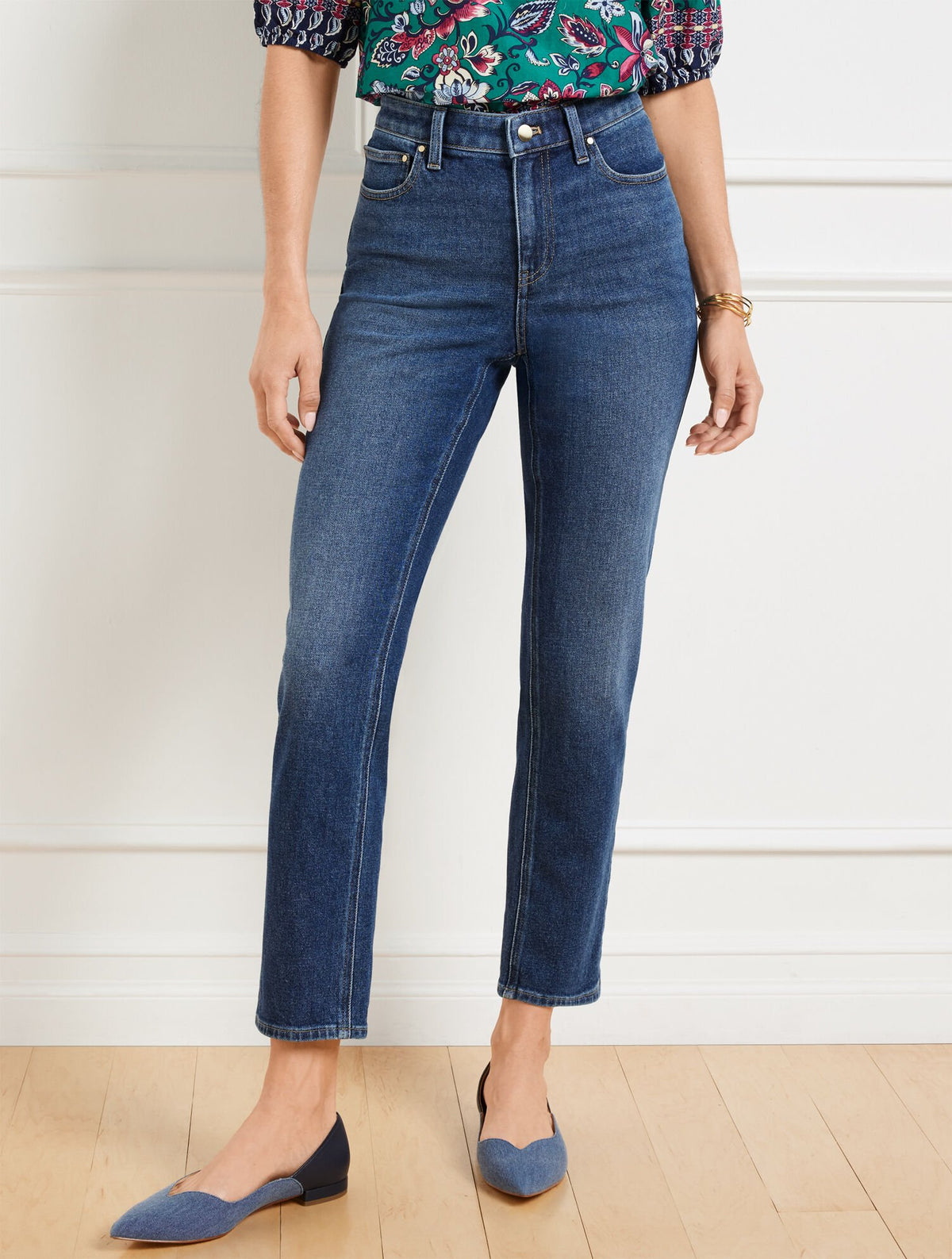 PENELOPE WASH SLIM STRAIGHT ANKLE JEANS - PENELOPE WASH | Talbots near me